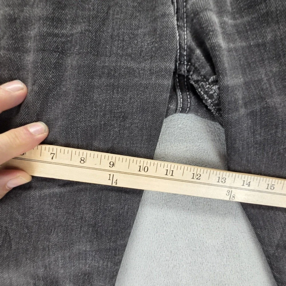 Vintage Levis 511 Jeans Mens 32x34 Black Slim Engineered Flap Pockets Zip Fly